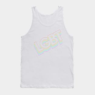 LGBT Outline Tank Top